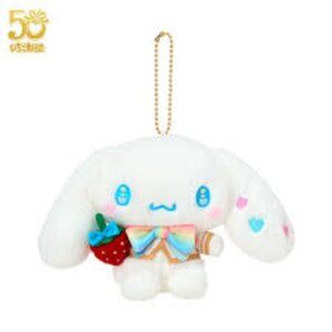 Sanrio Cinnamonroll Strawberry News 50th Anniversary Plush
